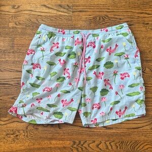 Men's Swim Shorts with Koi Fish Print